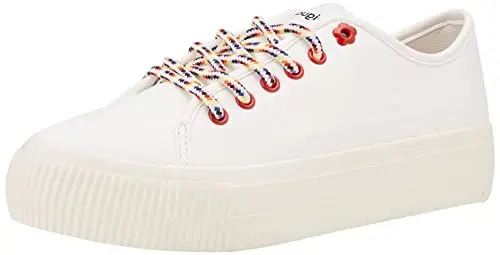 Produktbild: Desigual Damen Shoes_Street Half Logo Sneaker, White, 37 EU