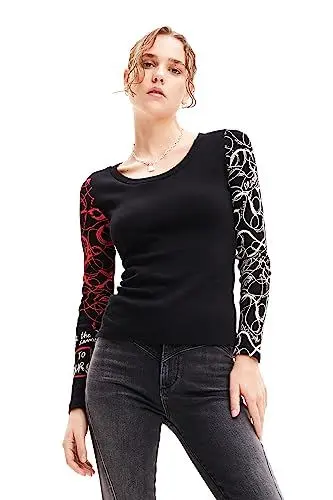 Produktbild: Desigual Damen Ts_hery T-Shirt, Schwarz, XL EU