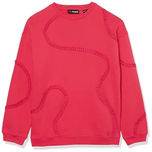 Produktbild: Desigual Girl's INIDA Pullover Sweater, Rosa, L (134-152 cm)