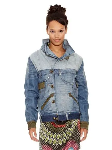 Produktbild: Desigual Jacke Club25 blau Gr. 40