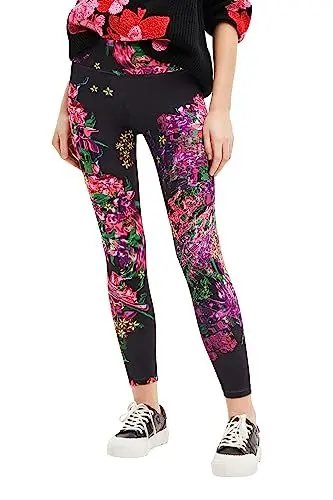 Produktbild: Desigual Leggings_Flowers, XL, 3062 Magical Fuxia