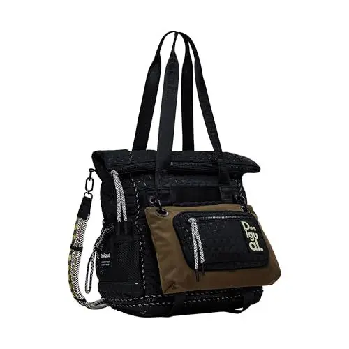 Produktbild: Desigual Women's Accessories Nylon Backpack Big, Schwarz
