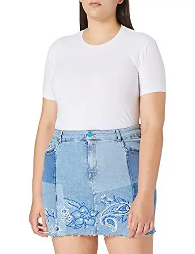 Produktbild: Desigual Womens FAL_BE Blue Skirt, 36