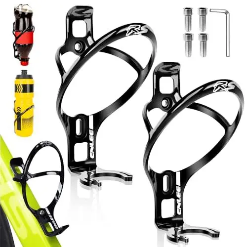 Produktbild: Desing Wish 2 Stück Flaschenhalter Fahrrad PC Getränkehalter 22g Trinkflaschenhalter Fahrrad Fahrradflaschenhalterung Wasserflaschenhalter Trinkflaschenhalterung für MTB Rennrad Fahrrad Zubehör