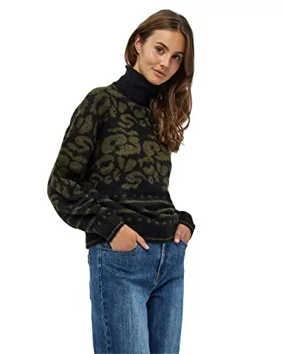 Produktbild: DESIRES Damen Jobella Rollkragenpullover Schwarz Xs