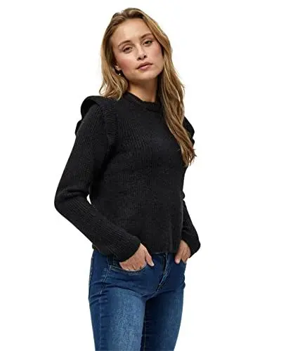 Produktbild: DESIRES Damen Kasia Pullover Schwarz L