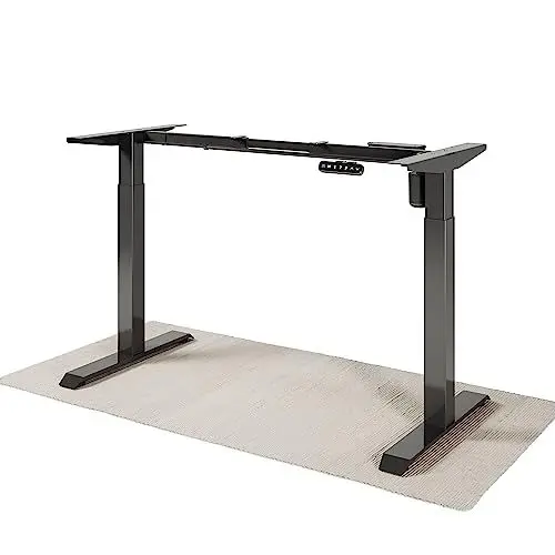Produktbild: Desktronic Höhenverstellbarer Schreibtisch - Stehpult Tischgestell Elektrisch mit Touchscreen + Ladeanschlüssen - Höhenverstellbar