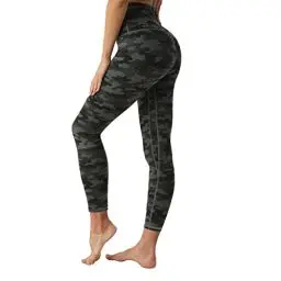 Produktbild: Desol Sport Leggings Damen, Lange Blickdicht Sporthose Hohe Taille Yoga Leggings Laufen Gym Bauchkontrolle Tights