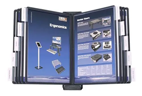 Produktbild: Desq® Wandsichttafel-Set | 10 Sichttafeln | Erweiterungsset, schwarz