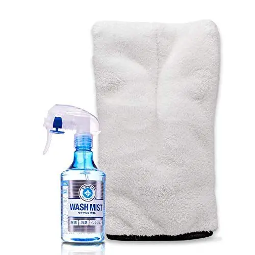 Produktbild: detailmate Innenraumreiniger Set: Soft99 Wash Mist 300ml Mikrofaser Präzisionshandschuh 1000GSM