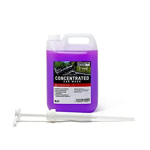 Produktbild: detailmate ValetPRO Concentrated Car Wash Autoshampoo Konzentrat 5 Liter + Pumpe