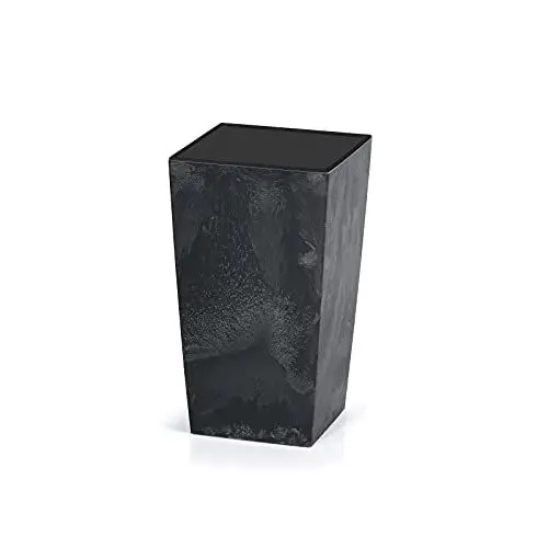 Produktbild: Deuba® Blumentopf 26L 50x26,5x26,5cm Betonoptik Inkl. Einlegeboden Indoor Outdoor Blumenkasten Pflanzkübel Anthrazit
