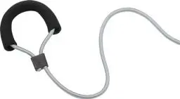 Produktbild: Deuser Zugseil, Expander mit Haken/Grau EXTRA STARK/Made in Germany/Mit gepolstertem Griff / +Trainingsanleitung/Spezial-Übungsgerät für Ski-Langlauf, Schwimmen, Sprinten & Triathlon