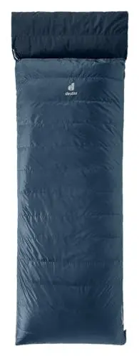 Produktbild: deuter Astro 500 SQ Daunen Schlafsack, Right Zip, Marine-Ink