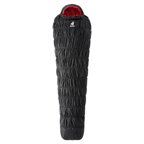 Produktbild: deuter Exosphere 0° L - Large Kunstfaser Schlafsack, black-fire