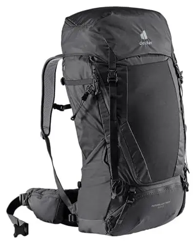 Produktbild: deuter Futura Air Trek 60 + 10 Trekking Wanderrucksack, Black-graphite
