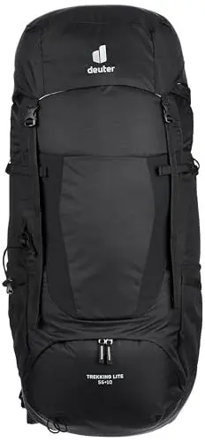 Produktbild: deuter Herren Trekkingrucksack Trekking Lite 55+10 Black Einheitsgröße