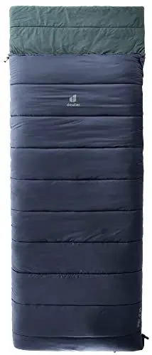 Produktbild: deuter Orbit SQ -5° Kunstfaser Schlafsack, ink-teal, Right Zip