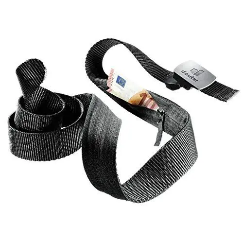Produktbild: Deuter Unisex – Erwachsene Security Belt Geldgürtel, Schwarz, Einheitsgröße EU
