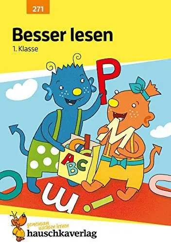 Produktbild: Deutsch 1. Klasse Übungsheft - Besser lesen: Silben lesen lernen 1. Klasse für Erstleser. Wie im Unterricht: Erklärungen mit Übungen und Lösungen (Forder- und Förderhefte, Band 271)