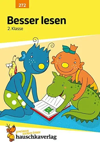 Produktbild: Deutsch 2. Klasse Übungsheft - Besser lesen: Leseverständnis und Lesen lernen. Wie im Unterricht: Erklärungen mit Übungen und Lösungen (Forder- und Förderhefte, Band 272)