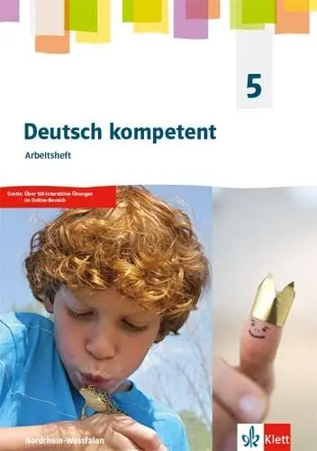 Produktbild: Deutsch kompetent 5. Ausgabe Nordrhein-Westfalen Gymnasium (G9): Arbeitsheft mit interaktiven Übungen Klasse 5 (Deutsch kompetent. Ausgabe für Nordrhein-Westfalen Gymnasium (G9) ab 2019)