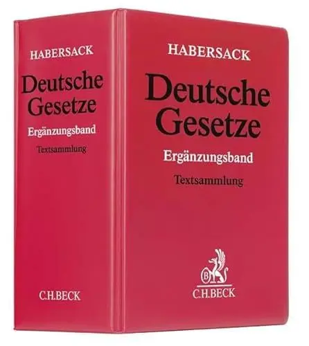 Produktbild: Deutsche Gesetze Ergänzungsband: Rechtsstand: September 2016