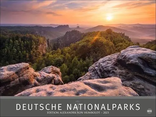 Produktbild: Deutsche Nationalparks - Edition Alexander von Humboldt - hochwertiger Foto-Wandkalender 2023. Großer Kalender mit beeindruckenden Fotos unberührter Landschaften. Fotokalender XXL.