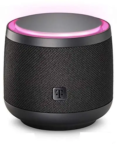Produktbild: Deutsche Telekom Speaker der Telekom in schwarz | smarte Sprachsteuerung per WLAN über Lautsprecher zur Steuerung von MagentaTV & SmartHome | integrierter Spachdienst Alexa