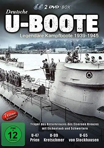 Produktbild: Deutsche U-Boote im 2. Weltkrieg-Legendäre Kampfboote 1939-1945-Das Boot-(2 DVD BOX)