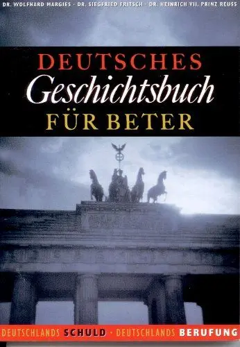 Produktbild: Deutsches Geschichtsbuch für Beter, Deutschlands Schuld, Deutschlands Berufung1