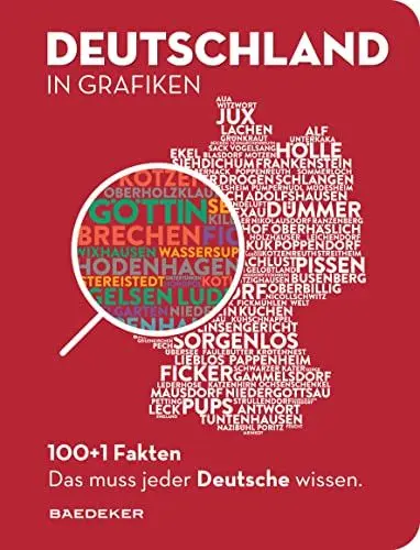 Produktbild: DEUTSCHLAND IN GRAFIKEN: Baedekers 100+1 Fakten. Das muss jeder Deutsche wissen. (Baedeker 100+1 Fakten)