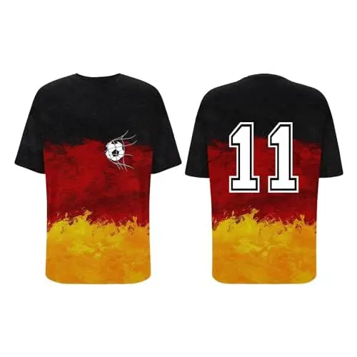 Produktbild: Deutschland Herren T-Shirt EM 2024 | Fußball Trikot Deutschland T-Shirt Trikot Deutschland EM 2024 Original Herren Fußball Trikots Fussball EM 2024 Trikot Deutschland