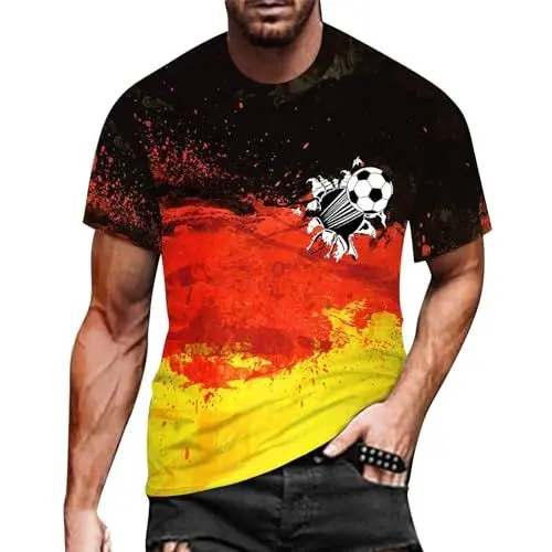 Produktbild: Deutschland Herren T-Shirt EM 2024 | Fußball Trikot Deutschland T-Shirt Deutschland Trikot EM 2024 Original 2024 EM Deutschland Fanartikel EM 2024 Trikot Deutschland