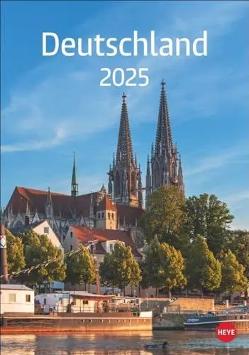 Produktbild: Deutschland Kalender 2025: Die schönsten Aussichten Deutschlands in einem Kalender mit viel Platz für Eintragungen. Hochwertiger Fotokalender mit Monatskalendarium.