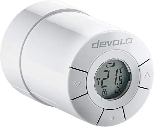 Produktbild: Devolo 9356 Smart Home, Home Control Heizkörperthermostat, Z-Wave Heizungssteuerung, Funk Thermostat per Smart Home App, Hausautomation, Haussteuerung, weiß