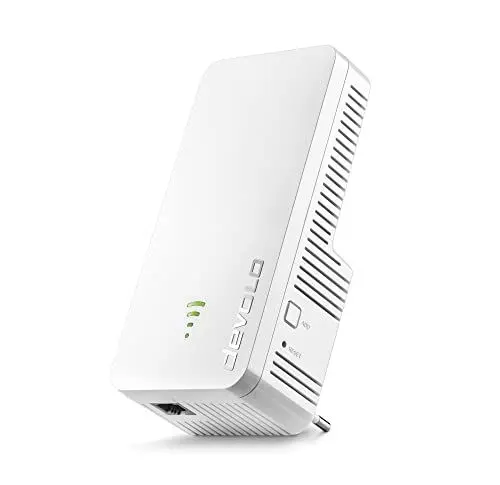 Produktbild: Devolo Repeater 3000 WiFi 6: Verstärker WLAN, Highspeed-Internet, kompatibel mit Allen Internetboxen, 3000 Mbits, 1 Ethernet-Port, Access Point, Französischer Stecker 7102, Weiß