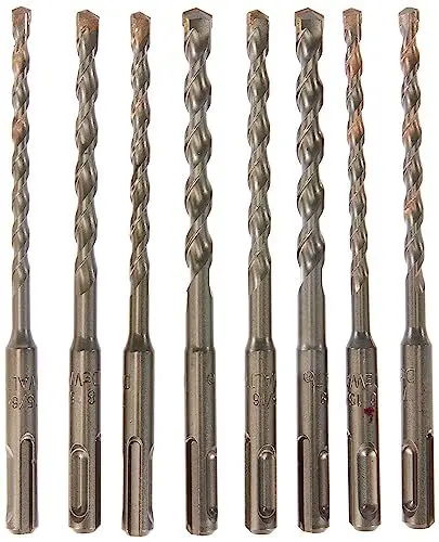 Produktbild: DEWALT DT60300-QZ Hammerbohrer-Set 8-tlg. SDS Plus