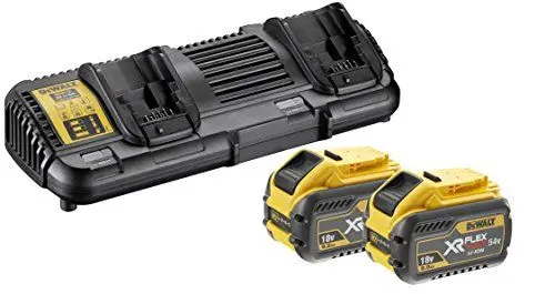 Produktbild: DeWalt FLEXVOLT DeWalt DCB132X2-QW 2x 9.0 Ah + charger