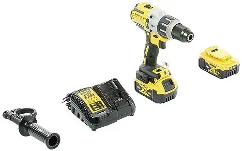 Produktbild: Dewalt 18V 3-Gang Akku-Schlagbohrschrauber DCD996P2 (11-stufiges Drehmomentmodul, drei-Stufen-LED mit 77 Lumen, inkl. 2x Akkus, System-Schnellladegerät, TSTAK Box und Zubehör)