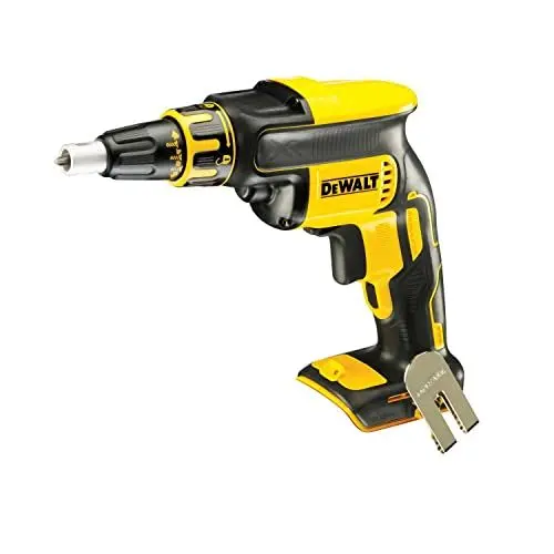 Produktbild: Dewalt 18 Volt Akku-Trockenbauschrauber DCF620N (optimal abgestimmte Drehzahl für Trockenbauarbeiten, elektronische Motorbremse, präziser Schraubtiefenanschlag, Lieferung ohne Akku und Ladegerät)