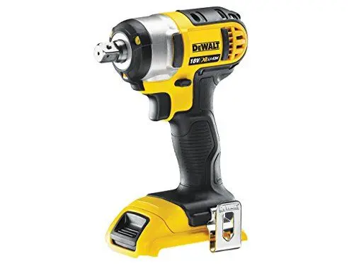 Produktbild: Dewalt 18 Volt ½“ Akku-Schlagschrauber DCF880N (kräftiger Motor mit hohem Drehmoment, Vollmetall-Schlagwerk, Diodenring mit 3 LED’s zur Beleuchtung, Lieferung ohne Akku und Ladegerät)