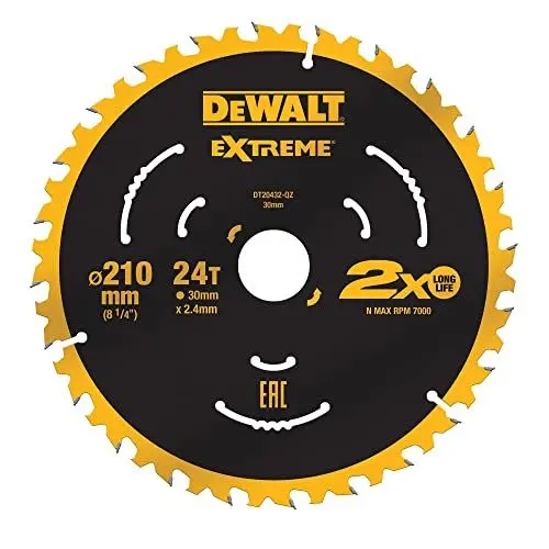 Produktbild: DEWALT DT20432-QZ Kreissägeblatt 210 x 30 x 2.4 mm Zähneanzahl: 24 1 St.