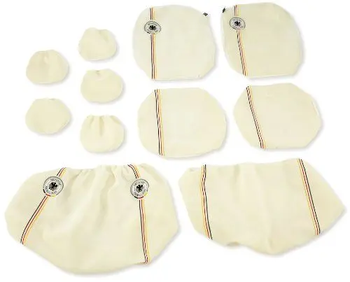 Produktbild: DFB 73202 Sitzbezugset 11-teilig, weiß