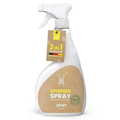 Produktbild: DFNT Spinnenspray 500ml - Effektives Mittel gegen Spinnen - Spinnenspray für Außen und Innen - Spinnenfänger Alternative, Aerosol,
