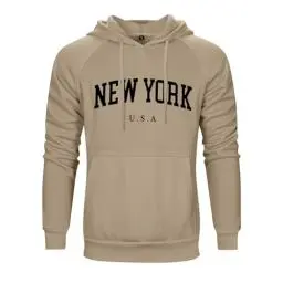 Produktbild: DHYUEN Sweatjacke Herren Mit Kapuze Pacthwork Pulli Security Pullover Herren Sweatjacken Vintage Hoody Langarmshirt Kapuzenpullover Herren Schwarz Hoodies Militär Pullover Herren（4-Camel，XL）