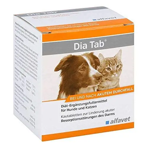 Produktbild: DIA TAB Kautabletten f.Hunde/Katzen 6X5.5 g