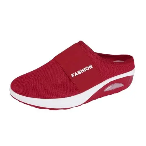 Produktbild: Diabetiker Hausschuhe Damen Slip-On Sandalen Leicht Weite H Sneaker Bequem Turnschuhe Gesundheitsschuhe Sommer Walkingschuhe Krankenschwester Schuhe Atmungsaktives Sportschuhe Vermascht Sommerschuhe