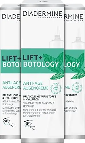 Produktbild: DIADERMINE LIFT+ Botology Anti-Age Augencreme, 3er Pack (3 x 15 ml)