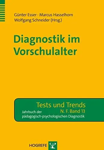 Produktbild: Diagnostik im Vorschulalter (Tests und Trends in der pädagogisch-psychologischen Diagnostik)
